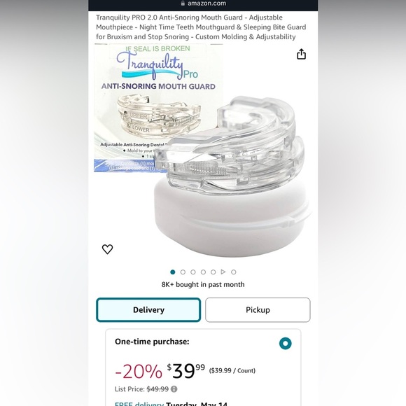 JBIN Anti Snoring Devices, Snoring Aids for Men and Women - Picture 2 of 3